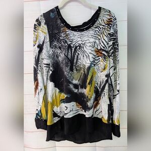 Dolcezza Simply Art 🎨🎭  Size Tag Removed Ptp 17" Can Stretch To 20"